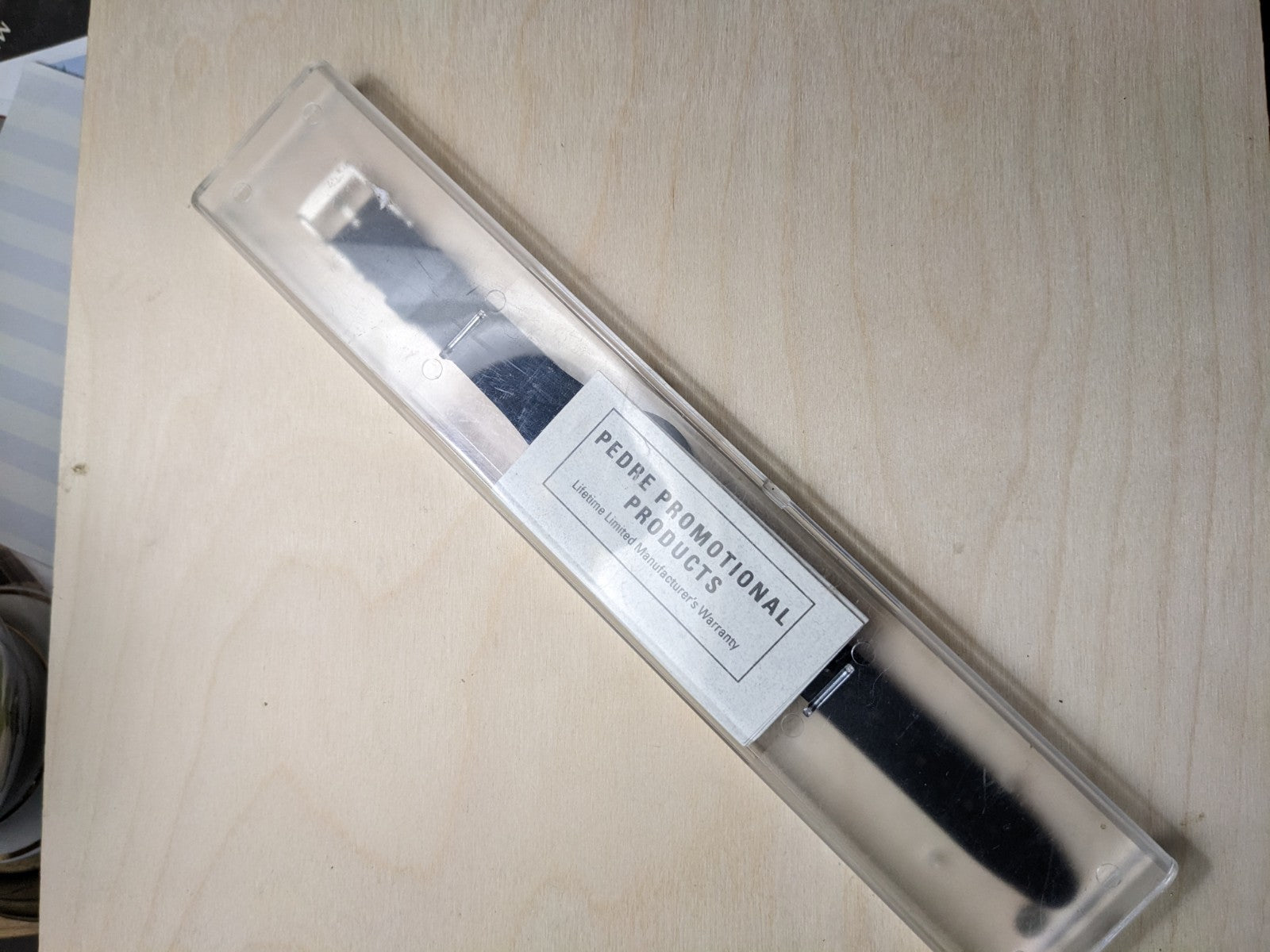 Rare 100 year anniversary Ford Thunderbird black patent watch untested