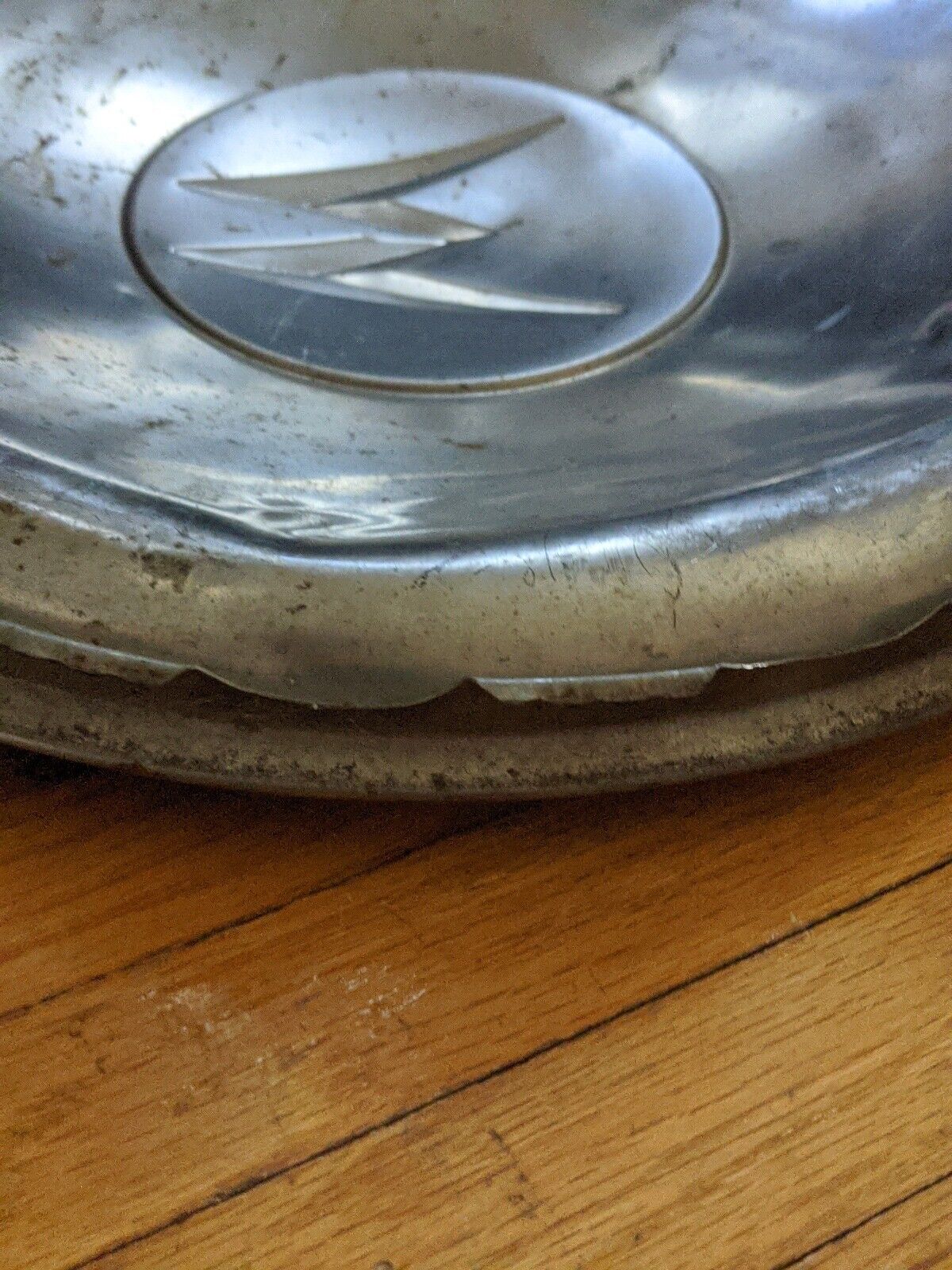 Willys Kaiser CJ? Factory “W” Chrome Hub Cap Original Oem Vintage Rare USA!