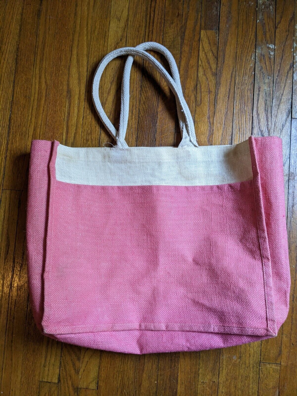 NFL Alumni Pink Tote Beach Bag As Is 