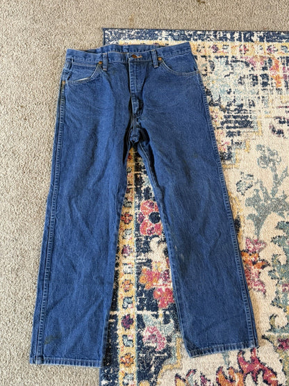 Vintage Wrangler Jeans Mens 36x30 Blue 13MWZ Cowboy Cut Denim Casual Preppy