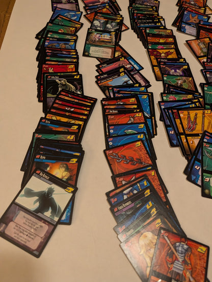 Dot Hack Enemy TCG Card Game LOT Of 260 + Cards (No Holo Foils)