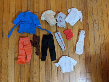 VINTAGE KEN BARBIE 1960’s 70's CLOTHES Clone Brad Fred Mod Retro Outfits Lot 