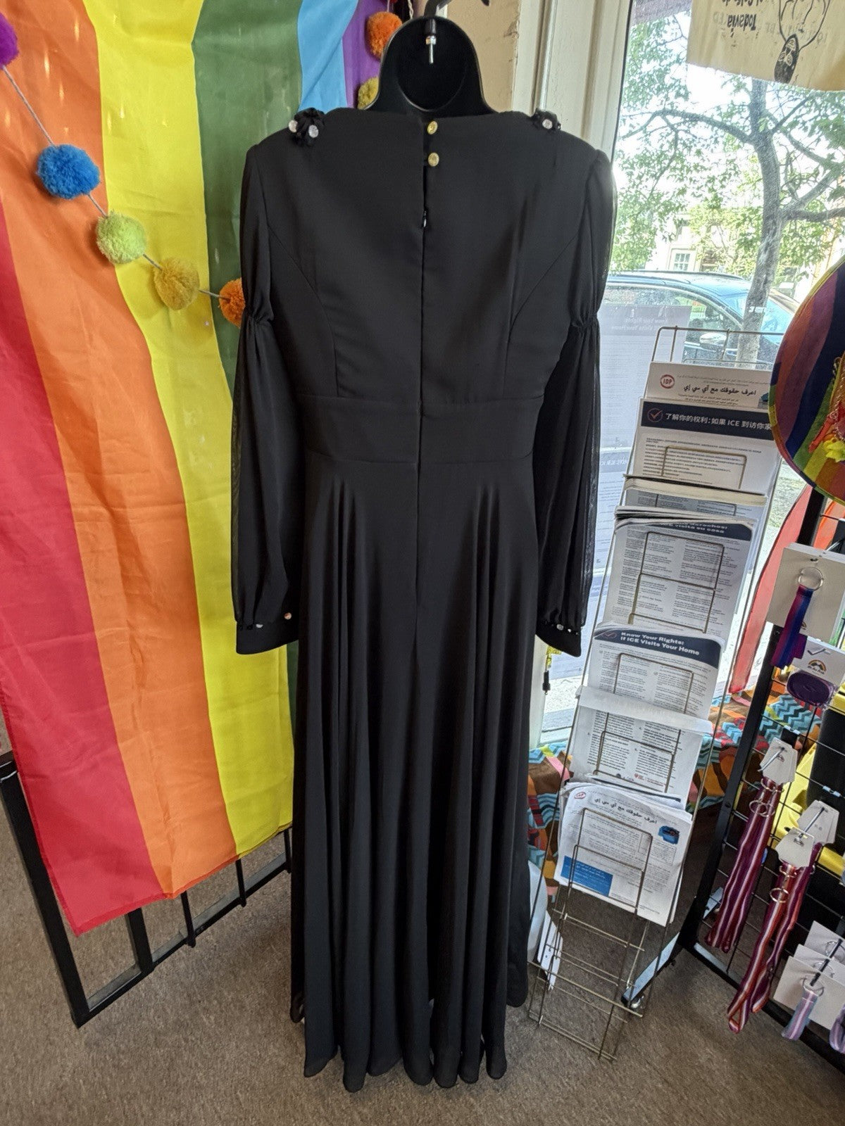 As Is- Alvina Modesty Dress Size 40- See Measurements