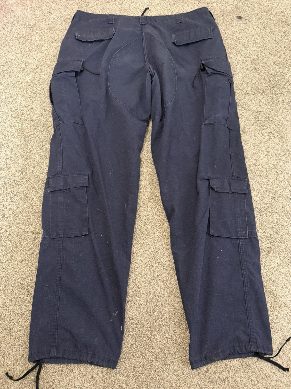AS IS Tru Spec Men’s Cargo Uniform Pants Blue 33 Inch Waist