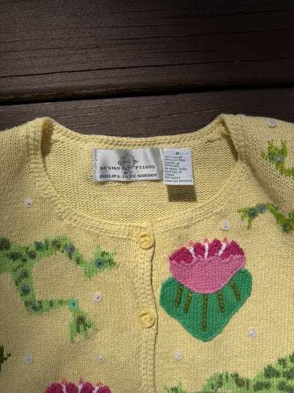 Frog And Lily Pad Design Options By Philip And Jane Gordon Sweater Sz M