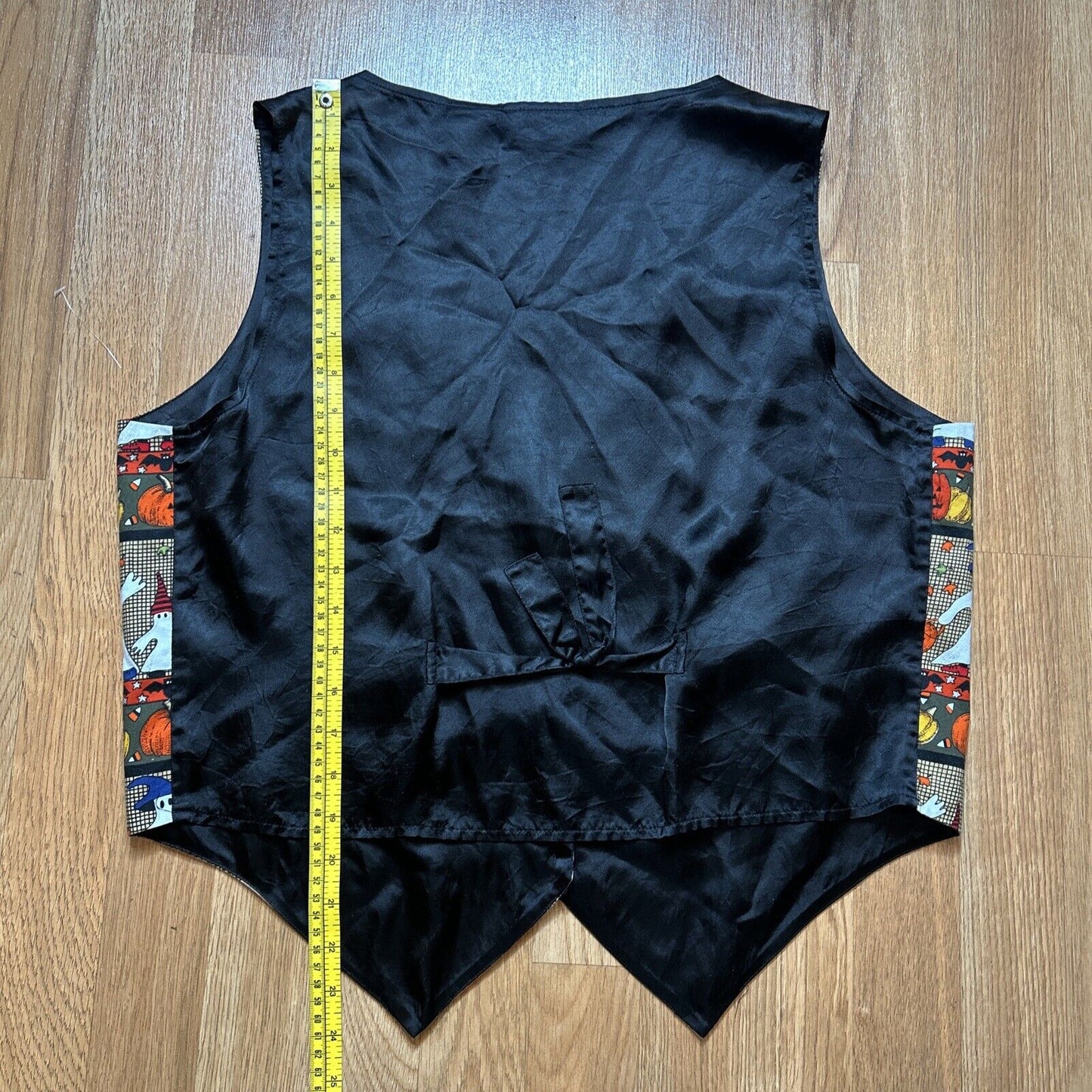 Vintage Basic Editions Halloween Fall Pumpkin Ghost Spooky Vest Size XL