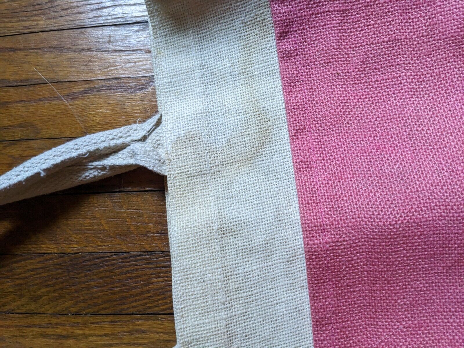NFL Alumni Pink Tote Beach Bag As Is 