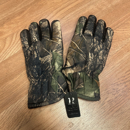 NWT Wood Forest Men's Camo insulated Gloves One Size Free Shipping