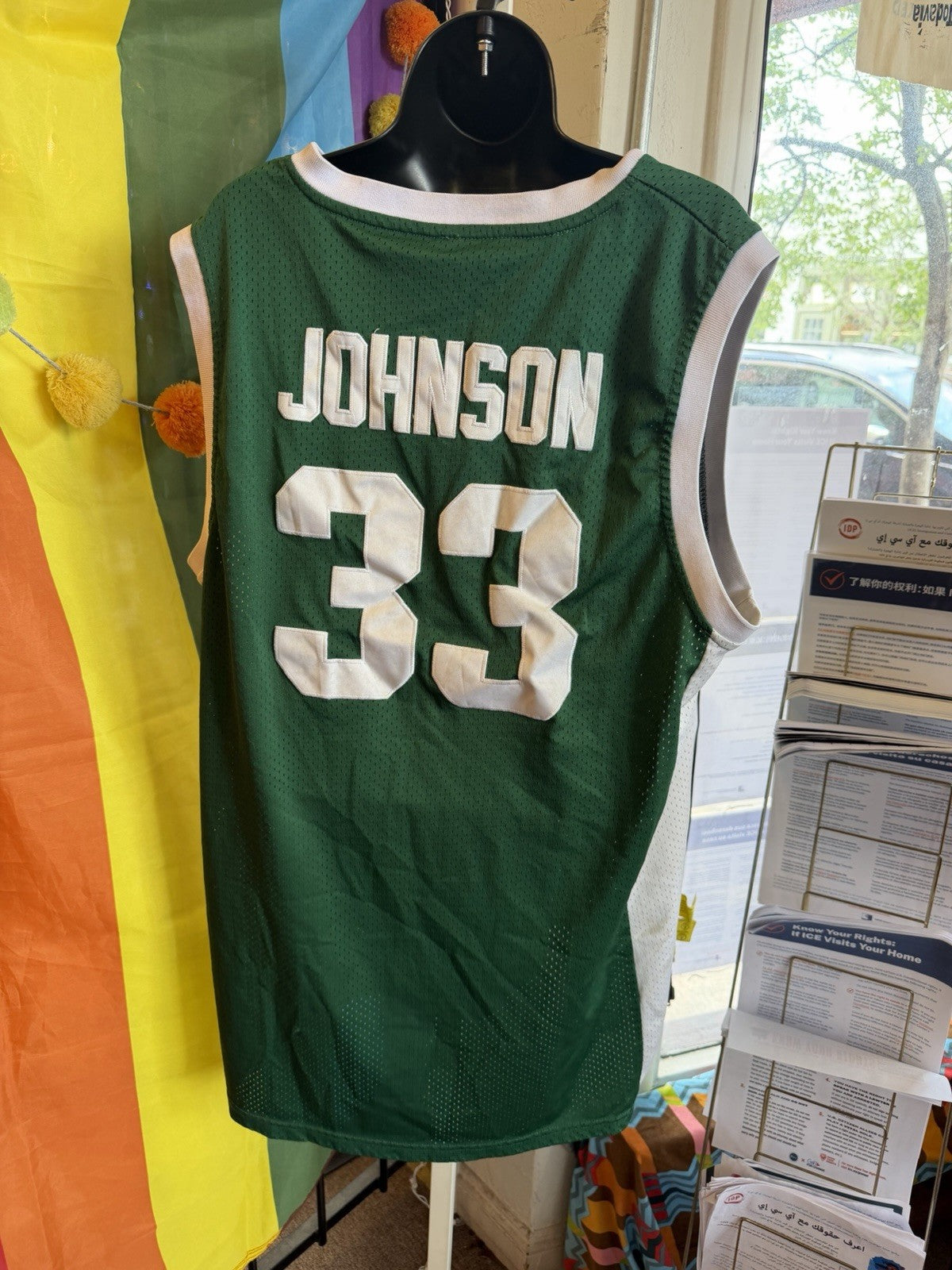 Magic Johnson #33 Michigan State Spartans Legends Jersey Men's Size XXL