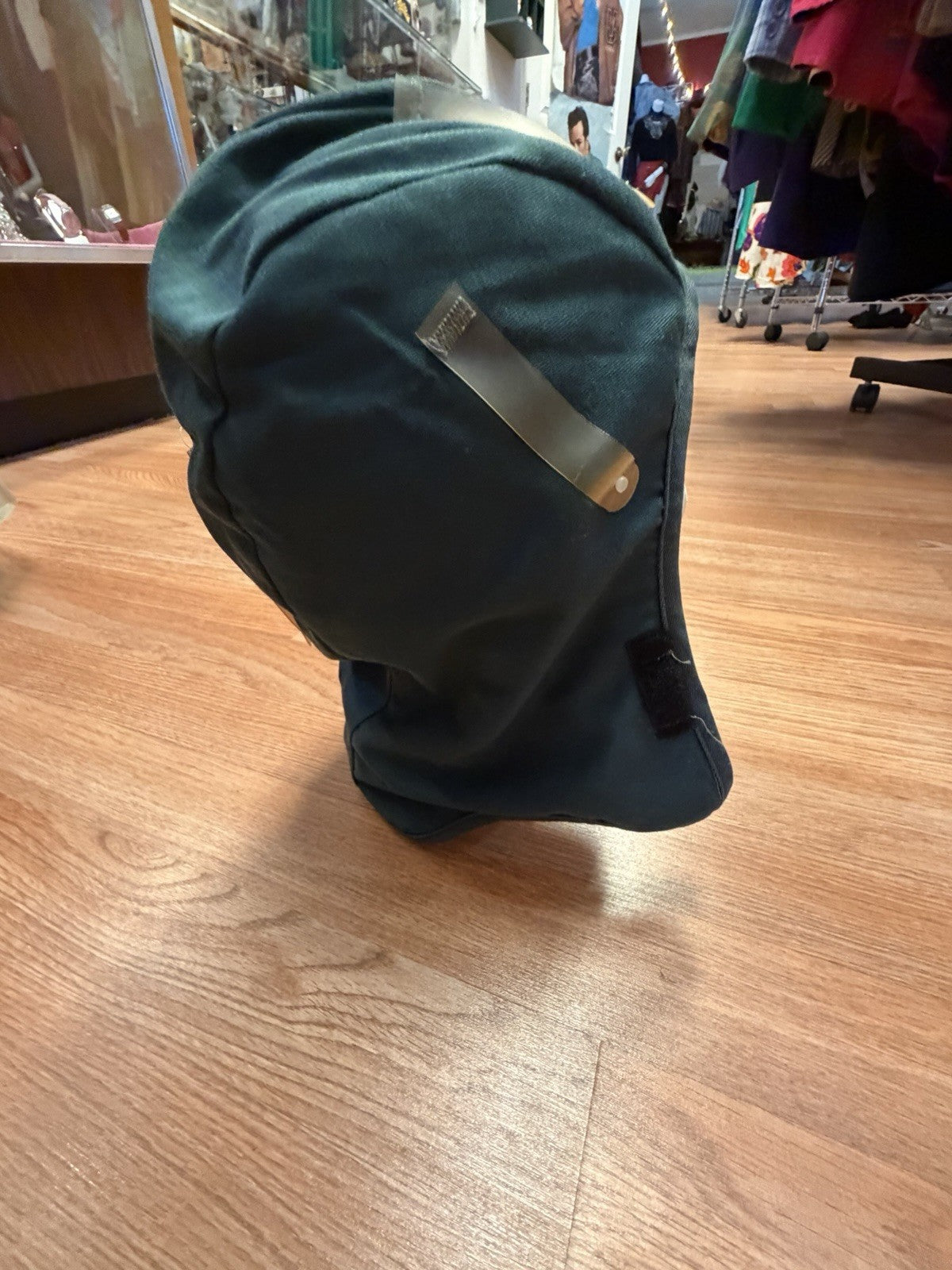 Vintage E.D. Bullard Co Dark Green Pilot Skull Cap Helmet Liner - Medium 7-7-1/4
