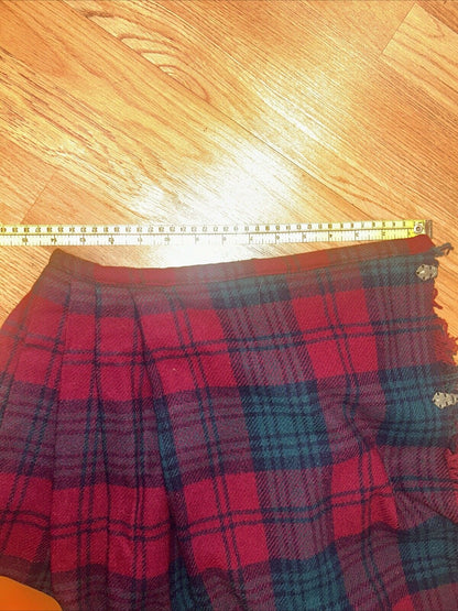 VINTAGE LOCH KILT MADE IN SCOTLAND 100% WOOL . PRE-OWNED XS 28" Mens 