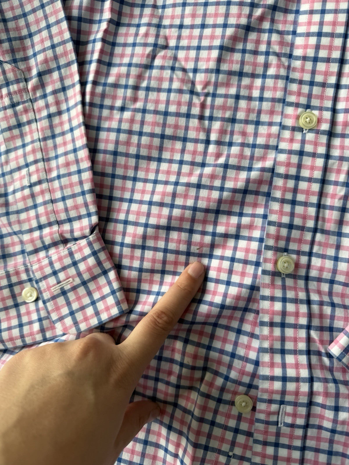 Vintage Brooks Brothers Shirt Men 2XL XXL Tan Plaid Regent Oxford Button AS IS 