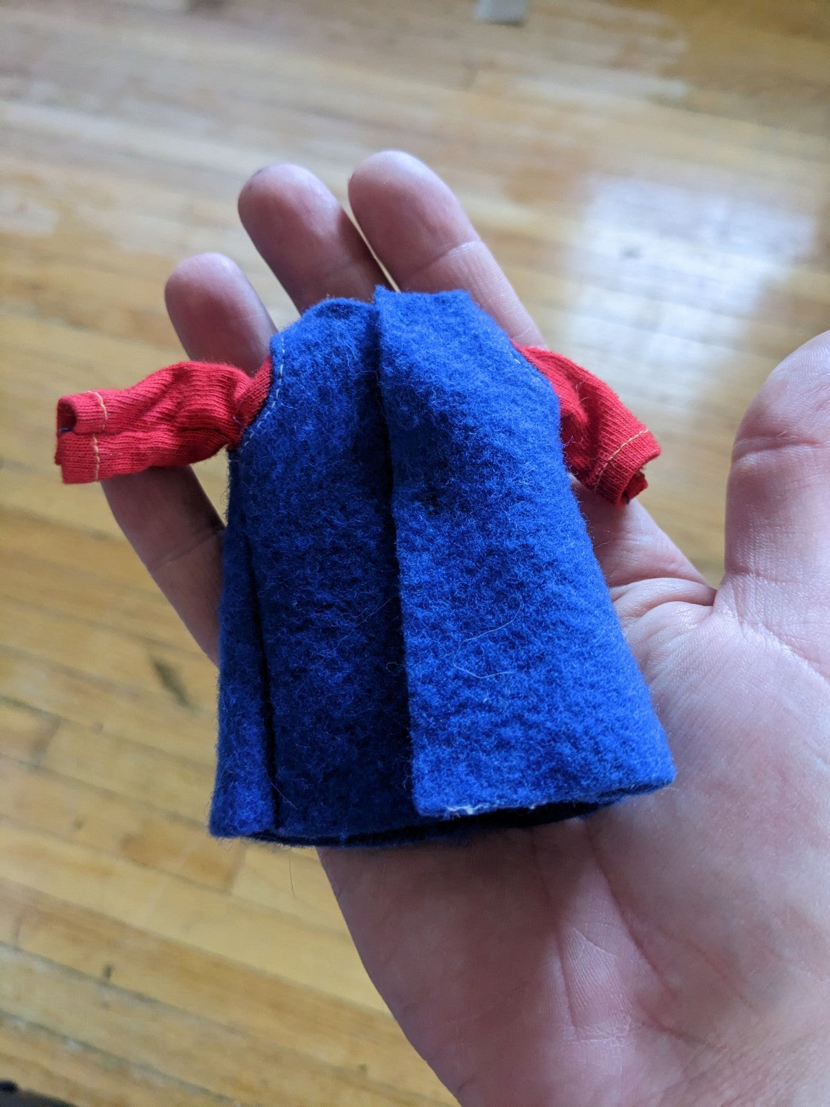 (1)EUC Vintage Ideal Fashion Doll Tammy Family Pepper Friend Dodi Blue Red Dress