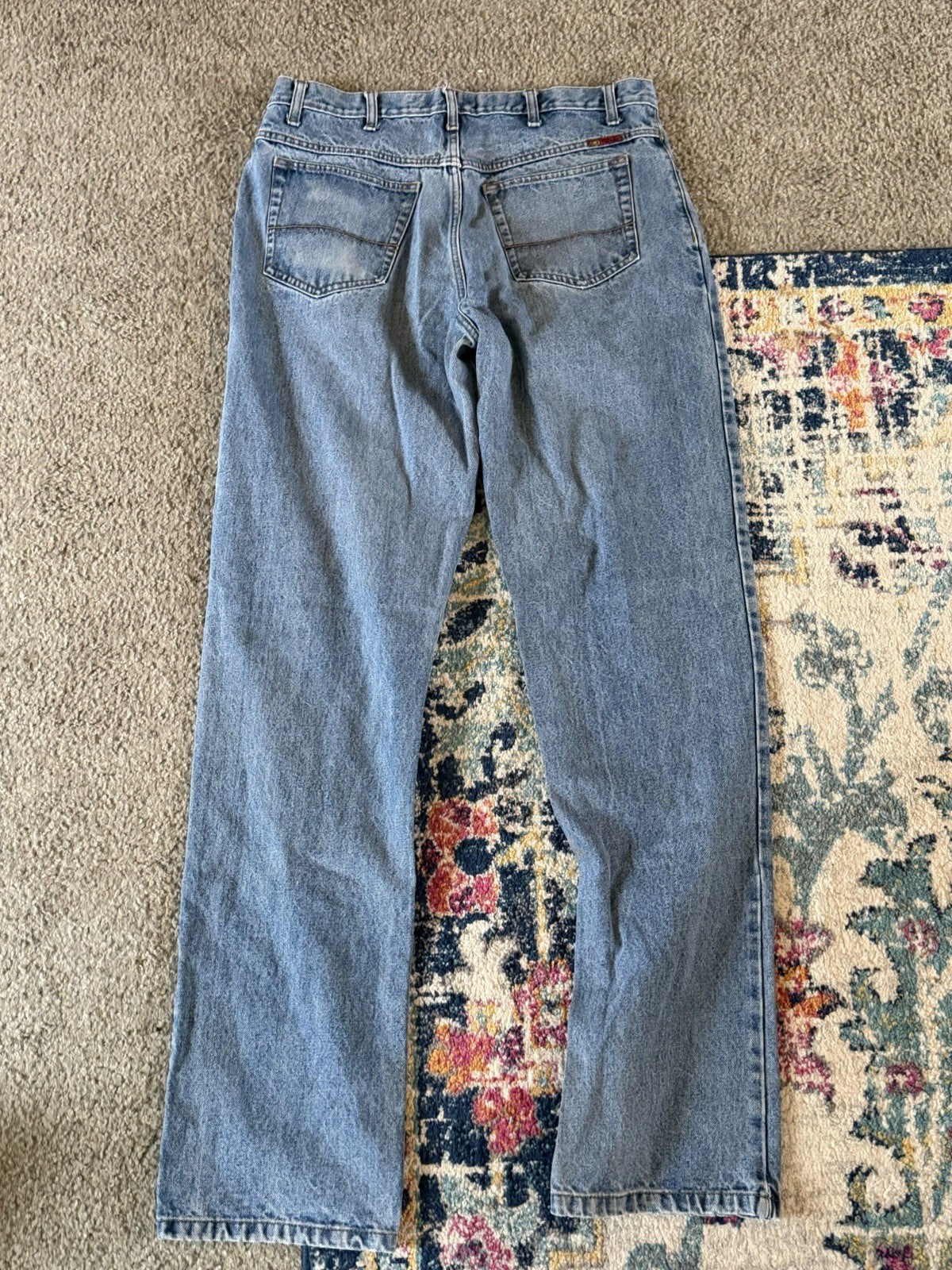 Vintage Walls Jeans Mens 37x38 Blue Heavyweight Denim Relaxed Fit Ranchwear
