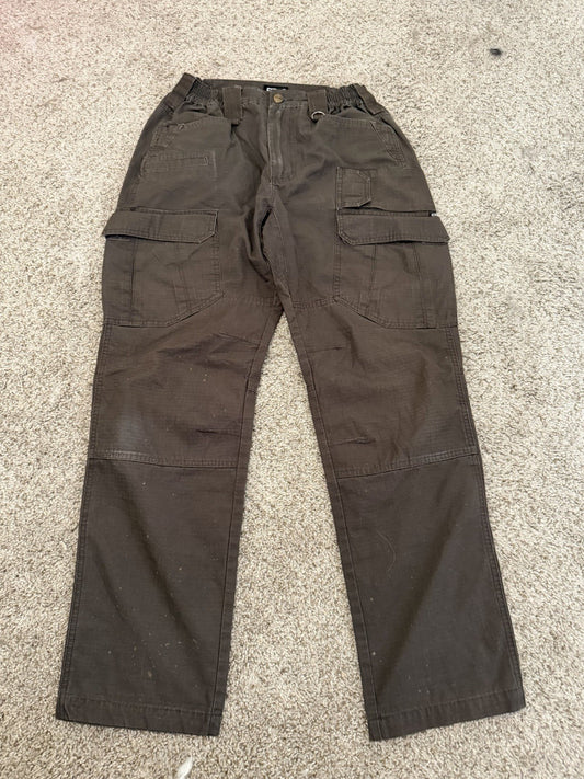 AS IS CQR Men's Flex Ripstop Tactical Cargo Pants Olive Green 30x32