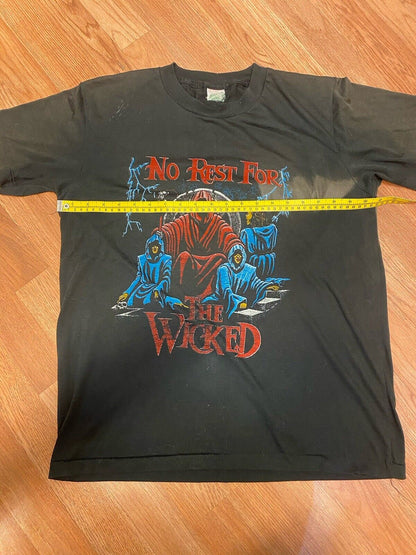 Vintage Ozzy Osborne Shirt No Rest For The Wicked Concert Shirt Miracle Man AsIs
