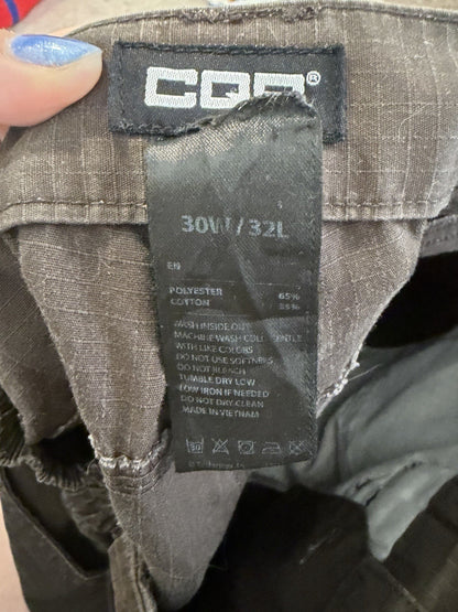 AS IS CQR Men's Flex Ripstop Tactical Cargo Pants Olive Green 30x32