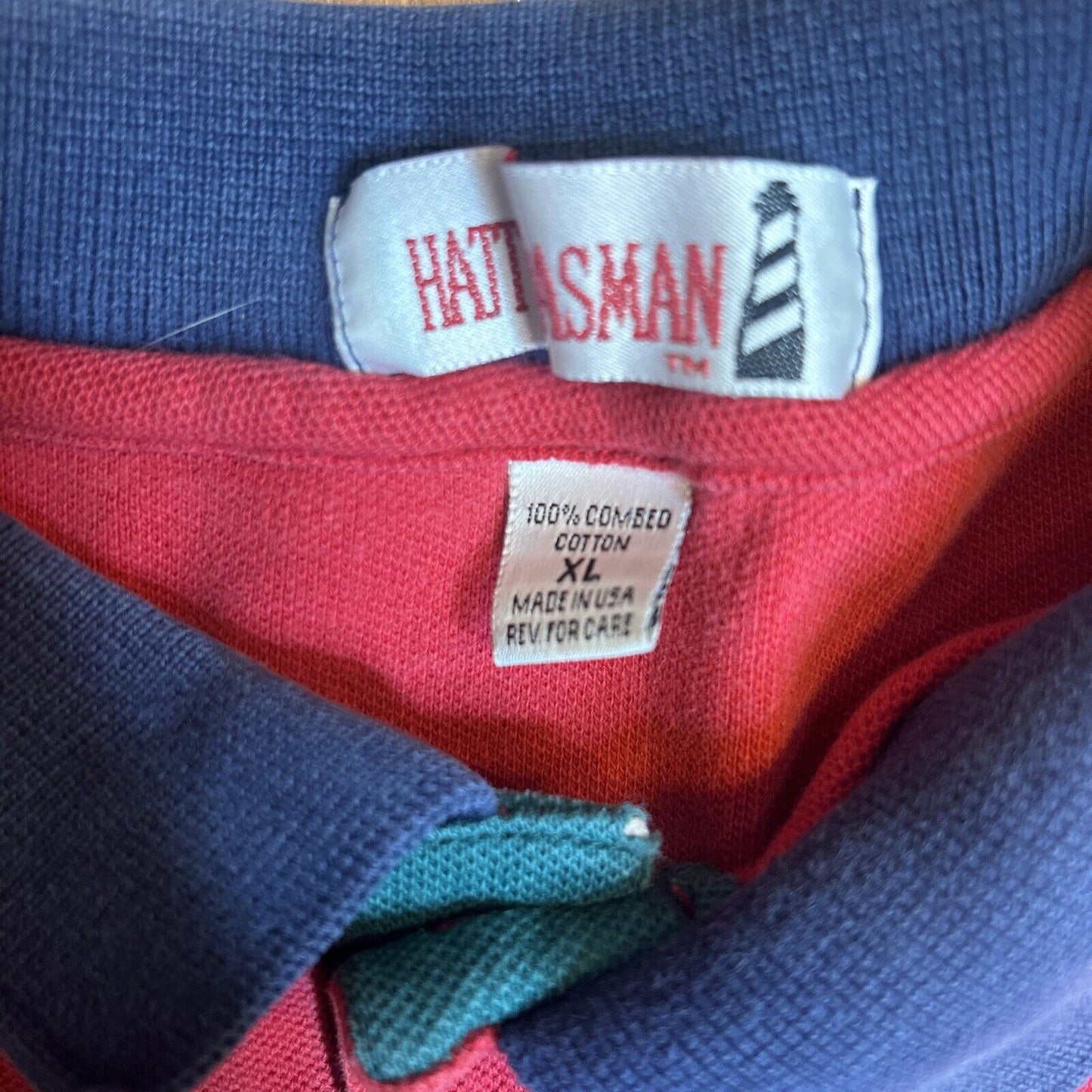 RARE** Vintage Blockbuster Video Polo  XLG Employee Uniform Red Navy