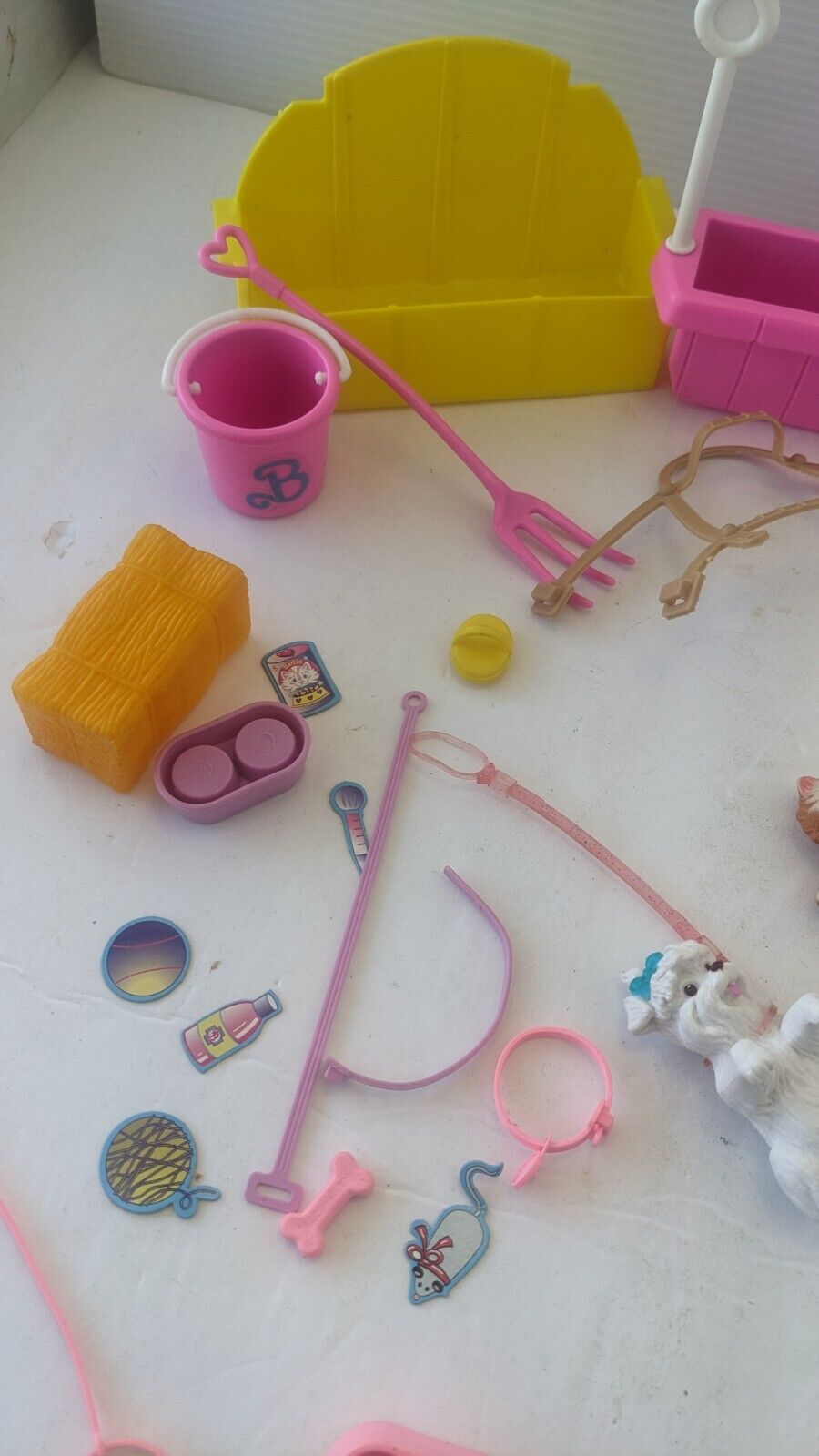 Barbie Doll Accessories Lot  90s pets animals farm horse dog cat