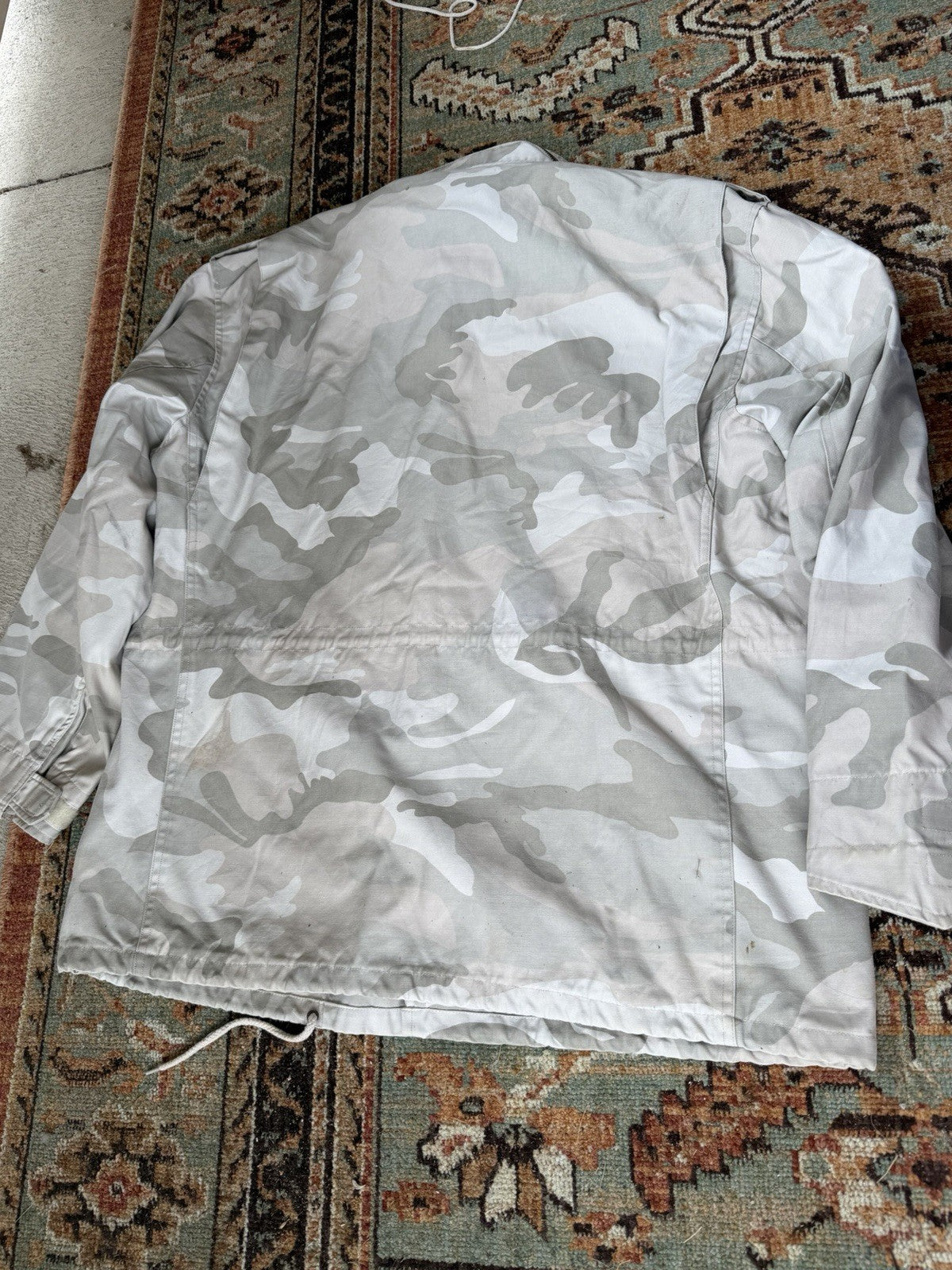 Mil Tec M65 Cold Weather Field Jacket Mens L grey Camo with liner