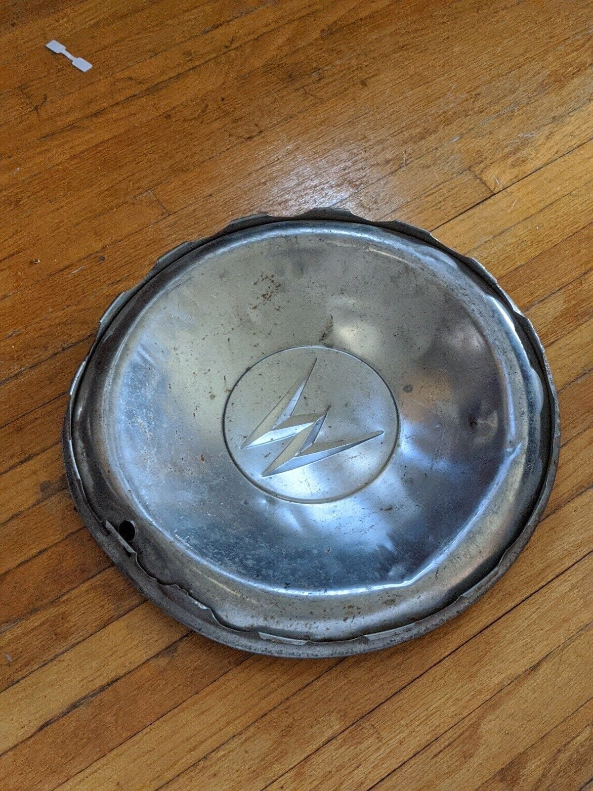 Willys Kaiser CJ? Factory “W” Chrome Hub Cap Original Oem Vintage Rare USA!