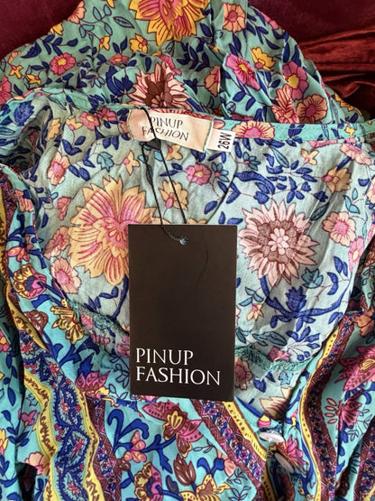 Pinup Fashion New Maxi Dress 26w