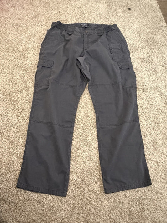 5.11 Tactical Cargo Pants Grey Ripstop Double Knee Size 20 Womens