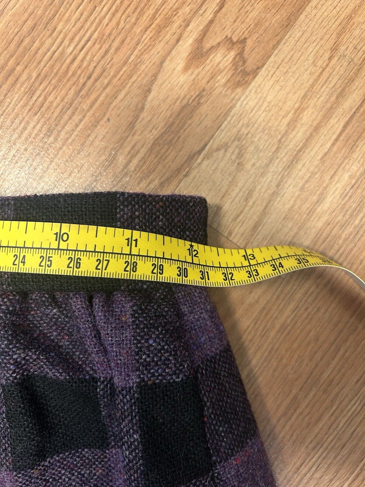 VTG Brendella Irish Kilt Tartan Plaid  Skirt Wool Ireland Size Xxs 24” Waist