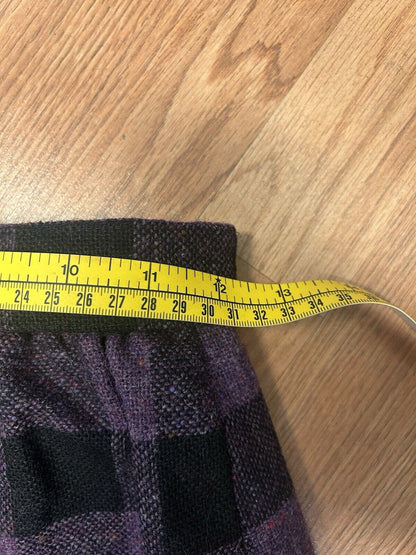 VTG Brendella Irish Kilt Tartan Plaid  Skirt Wool Ireland Size Xxs 24” Waist