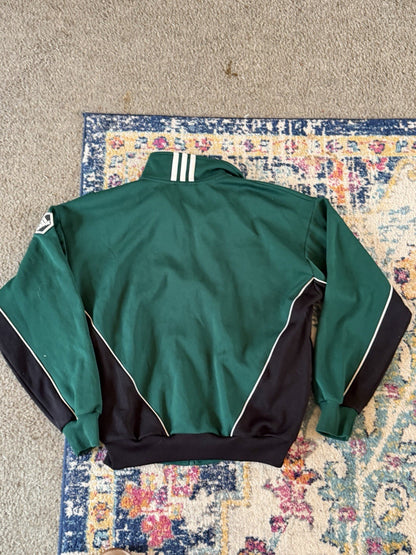 Vtg 90s Rare ADIDAS Soccer Mens Full Zip Track Jacket Small