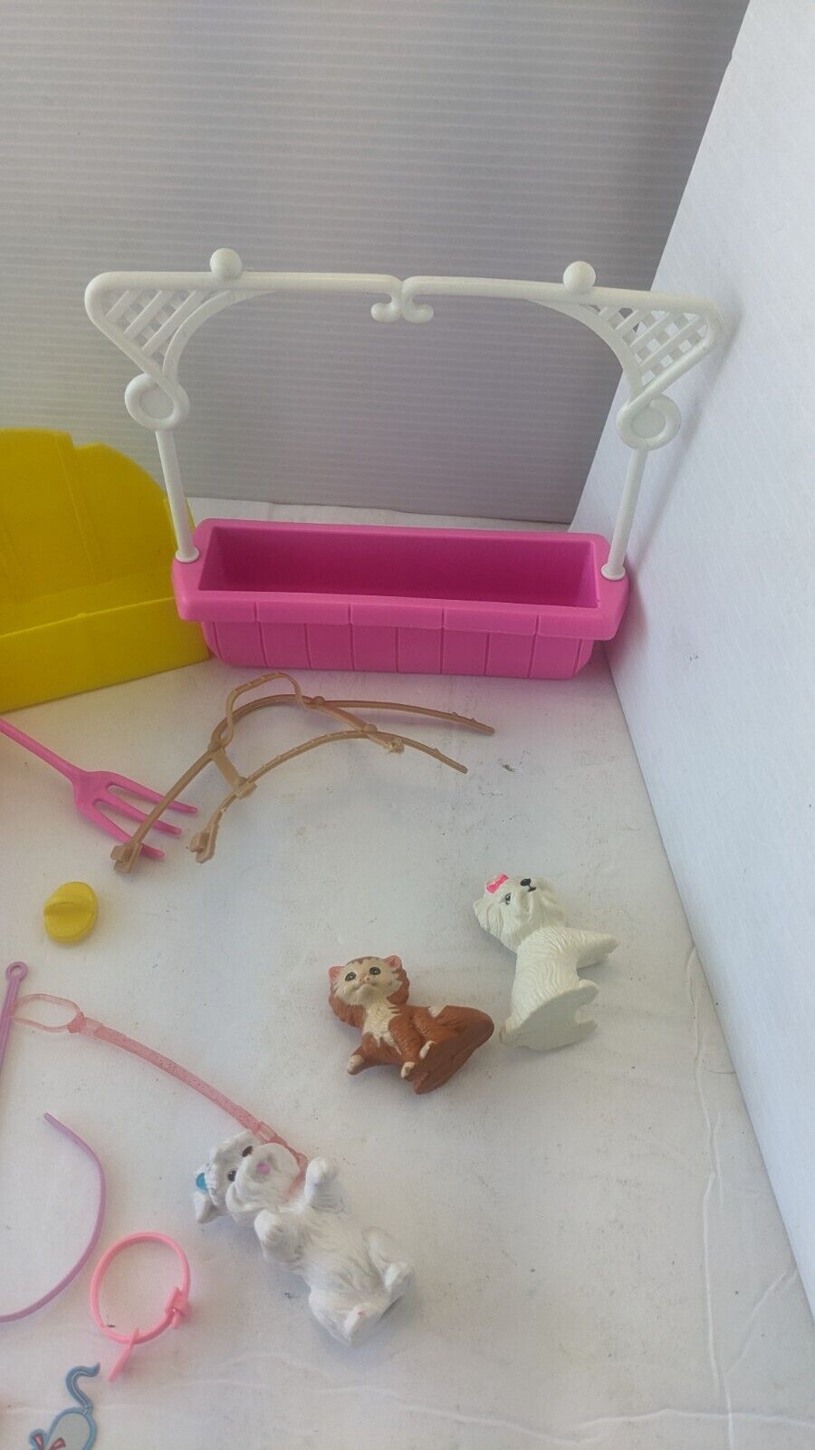Barbie Doll Accessories Lot  90s pets animals farm horse dog cat