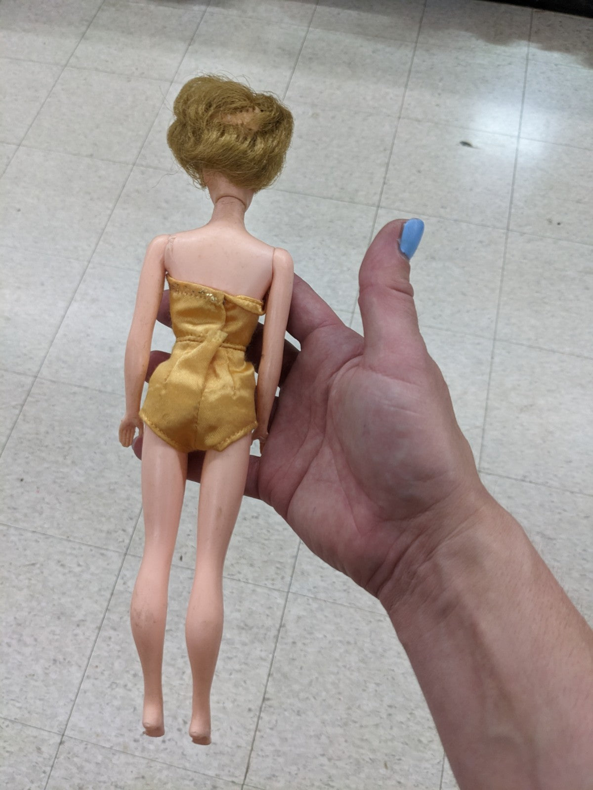 Vintage Uneeda Wendy Blonde Bubble Cut Barbie Bild Lilli Style Clone Doll