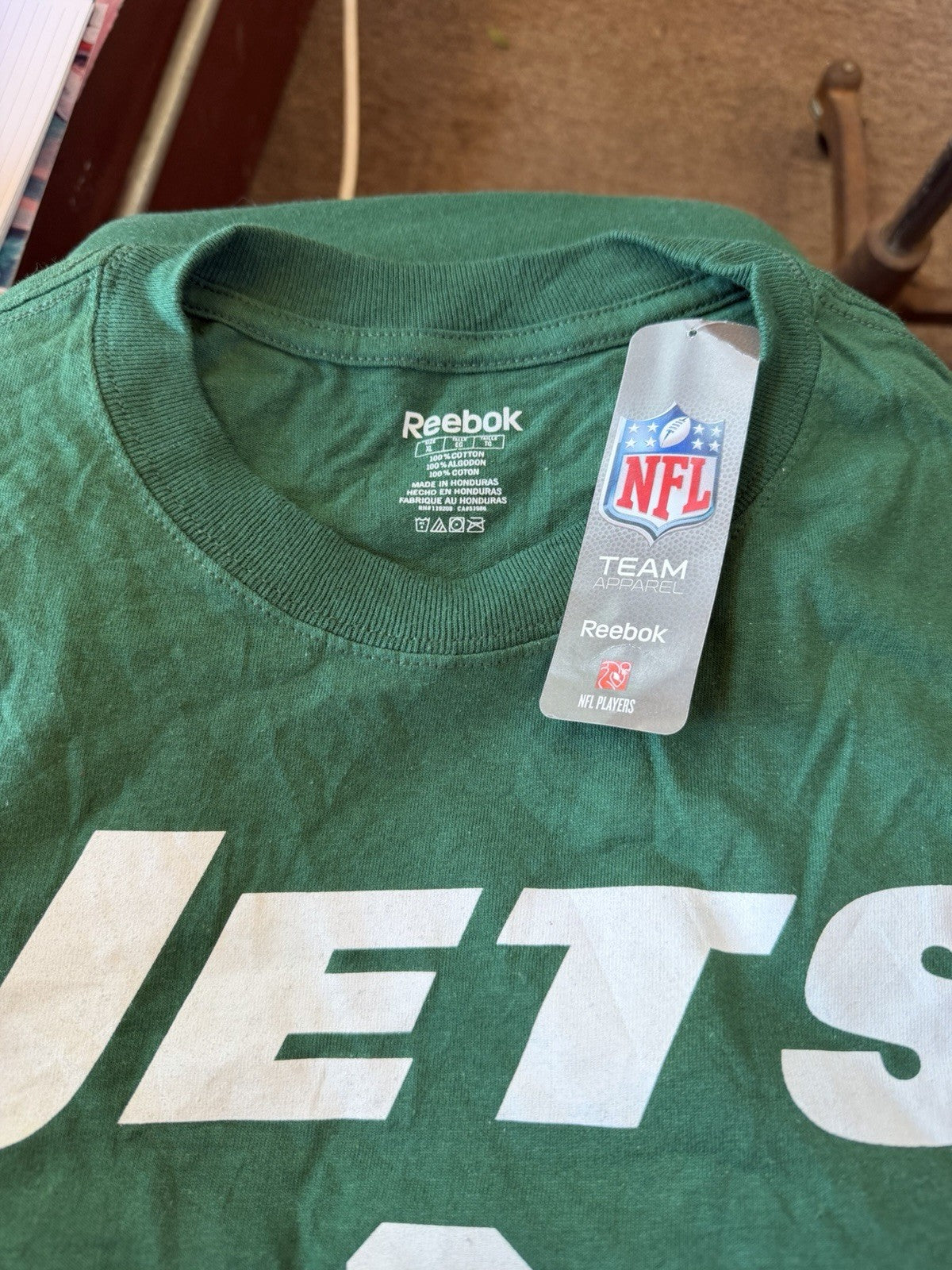 NWT Jets Jersey Tee XL Number 6 Sanchez