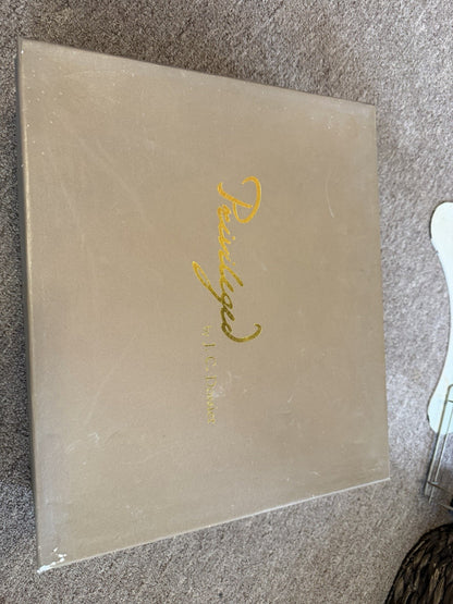 Privileged Size 7 Xpress Multi Heels Magazine 80s Throwback