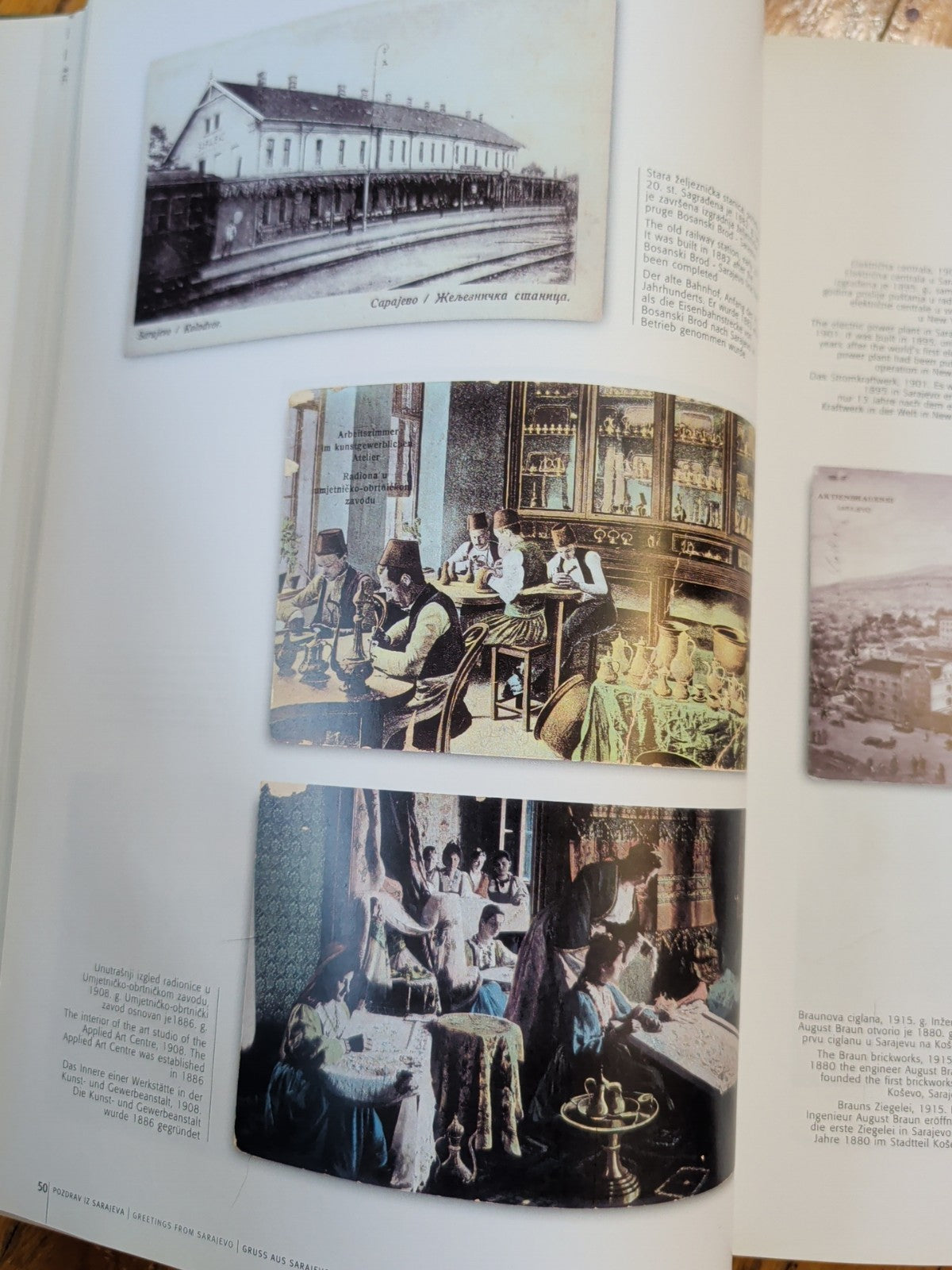 Hardcover Pozdrav iz Sarajeva Greetings from Sarajevo Magbul skoro