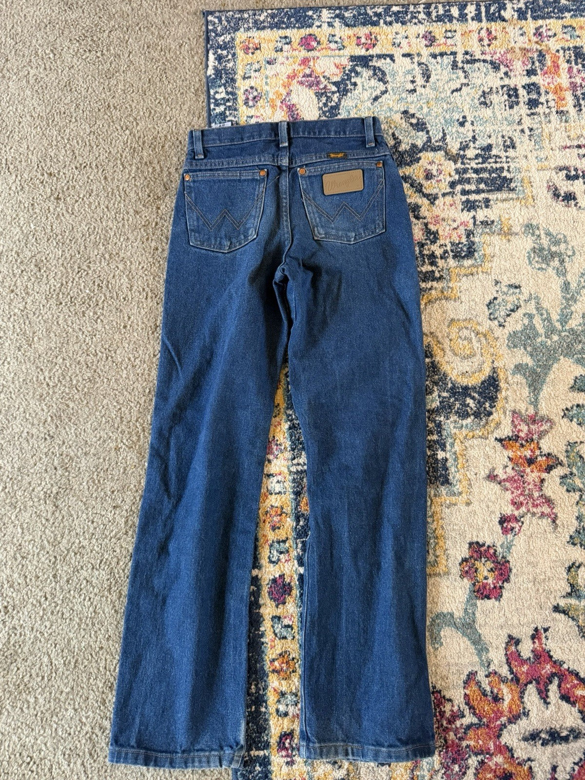 Wrangler 20X Boys Slim Fit Blue Jeans Medium Wash Size 14 Slim -See Measurements