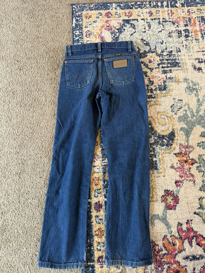 Wrangler 20X Boys Slim Fit Blue Jeans Medium Wash Size 14 Slim -See Measurements