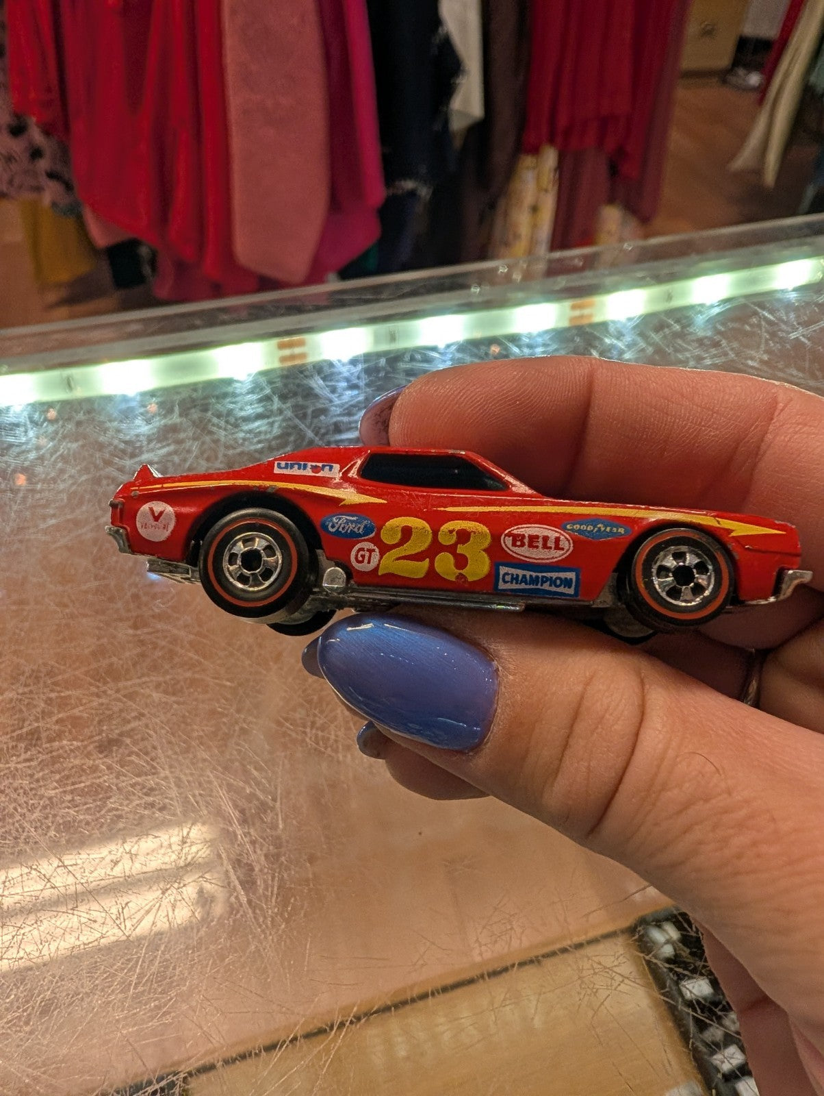 1975 HOT WHEELS REDLINE TORINO STOCKER , SOME PAINT WEAR 