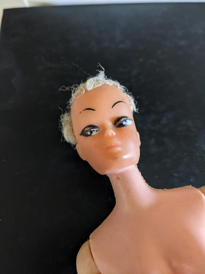 Vintage 1960s Hong Kong Lilli Doll Bild Lilli Barbie Clone 11.5" As Is Rooted 