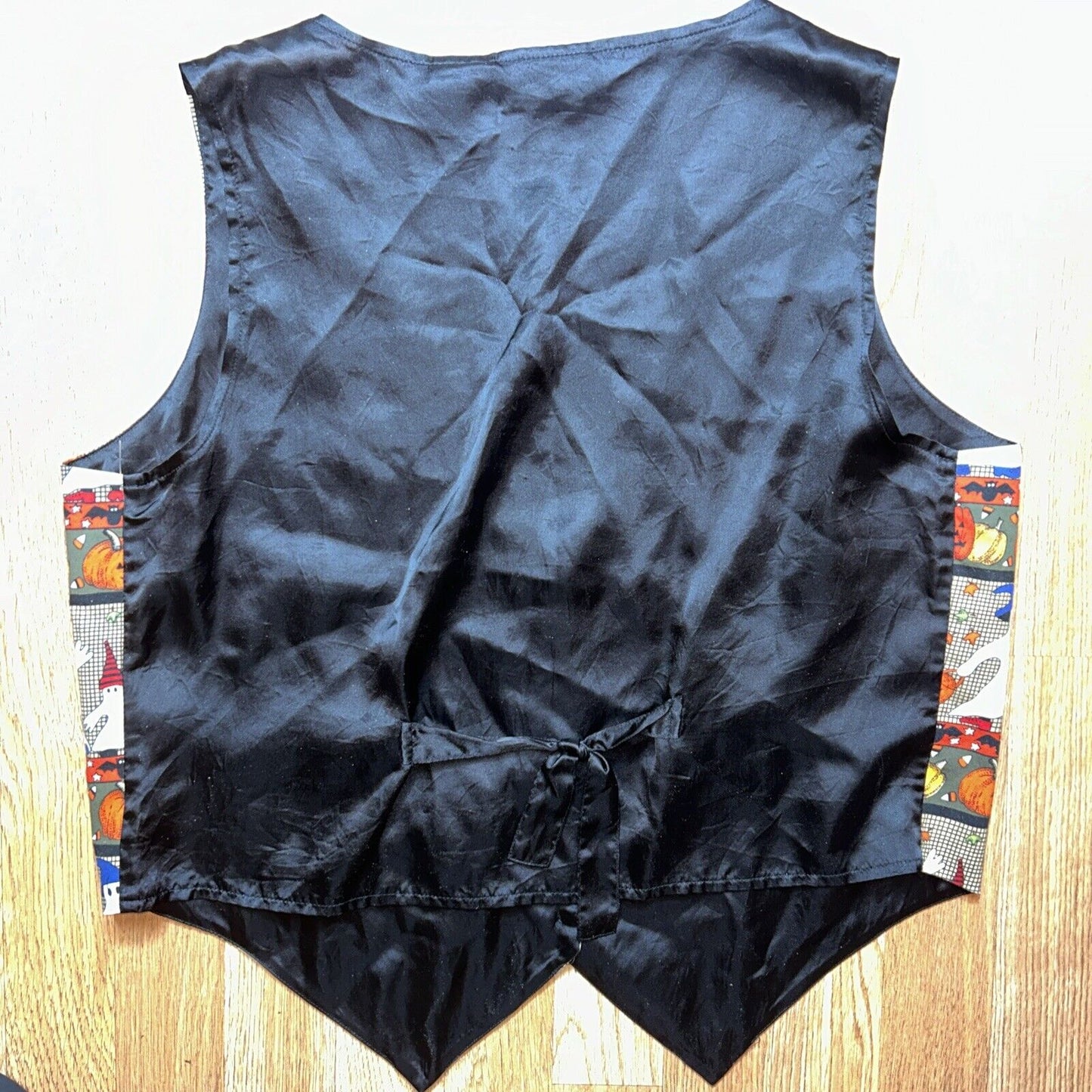 Vintage Basic Editions Halloween Fall Pumpkin Ghost Spooky Vest Size XL