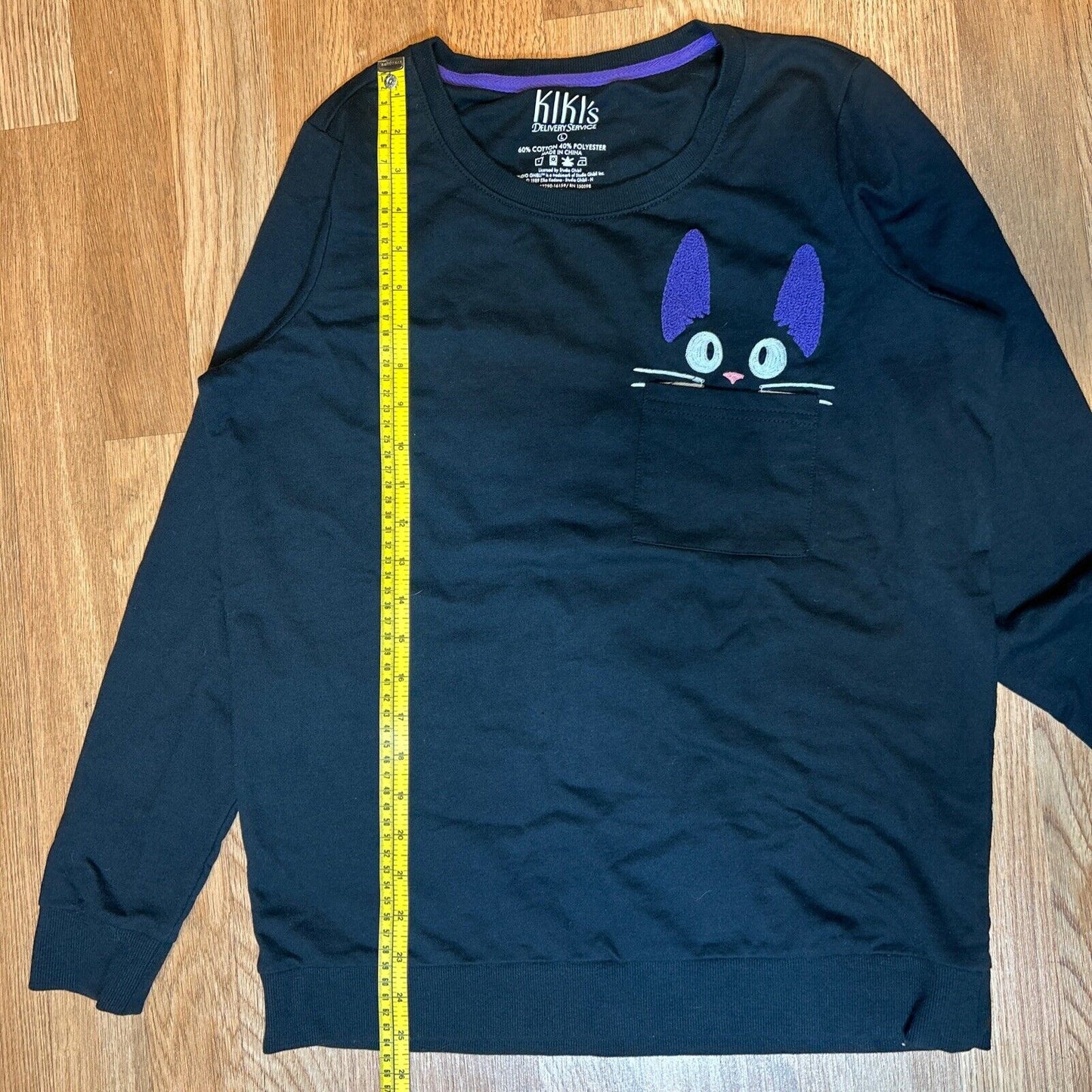 Kiki'S Delivery Service Jiji T-Shirt Studio Ghibli Anime T-shirt Large 