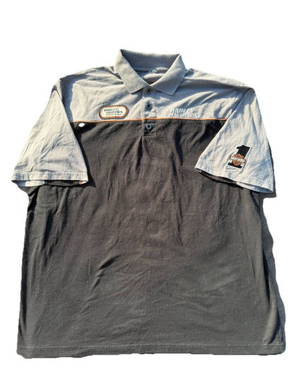 Harley Davidson Racing Collared Tee Unsized