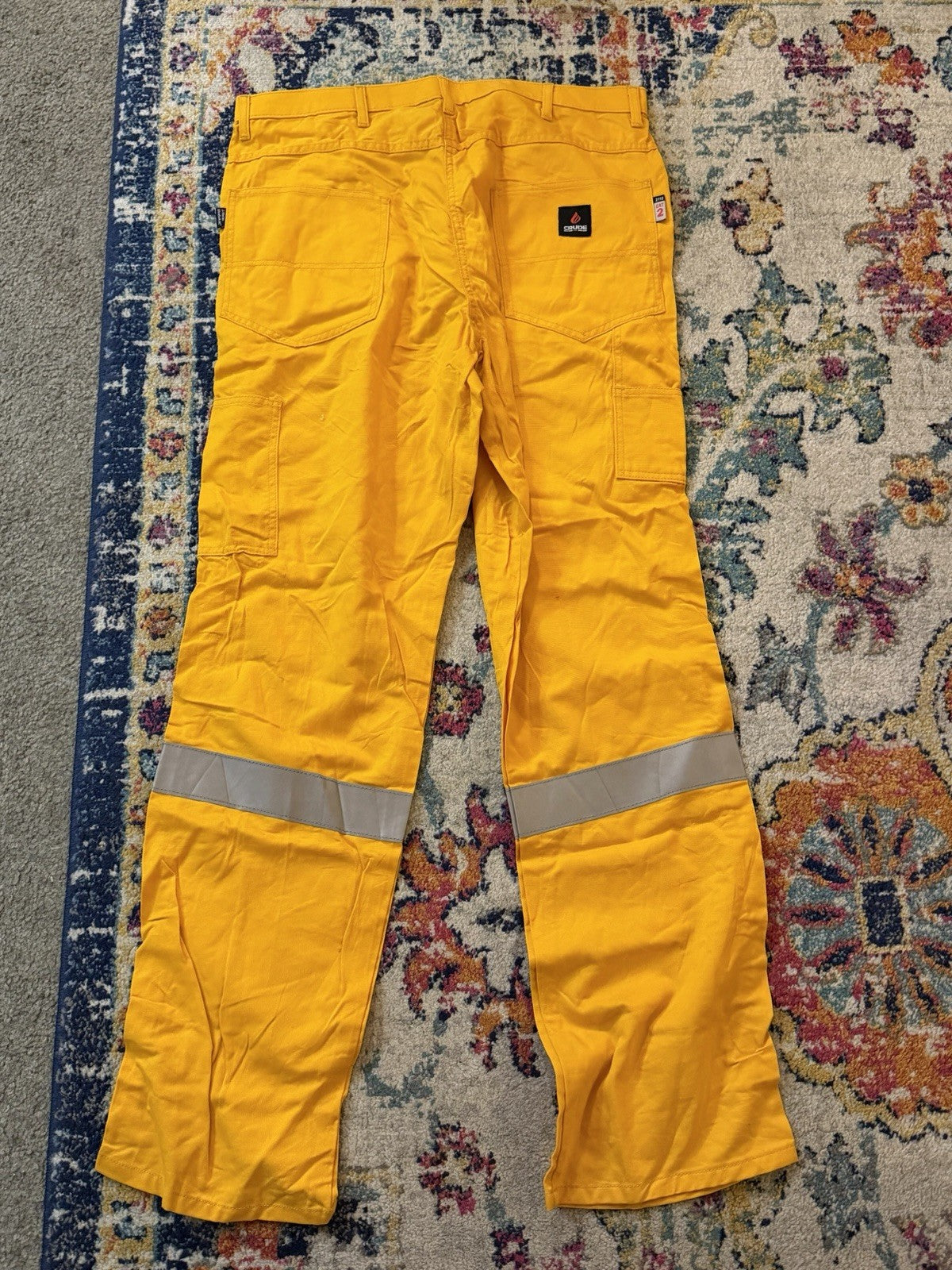 CrewBoss CFP0122 Fire Spec Pant - Yellow 38