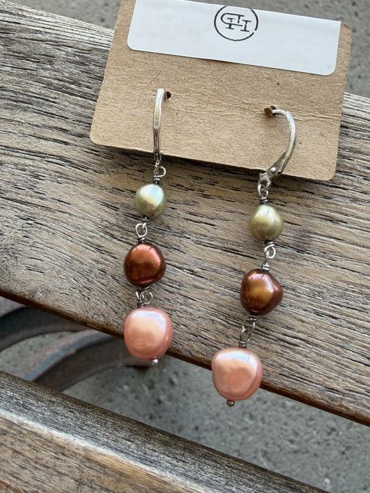 Honora Pearl Earrings And Necklace Matching Set