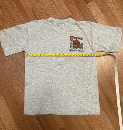 Texas Longhorns Short Sleeve Shirt Men's Gray DEADSTOCK Vintage Small