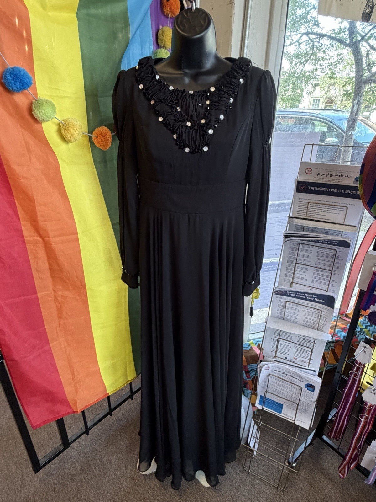 As Is- Alvina Modesty Dress Size 40- See Measurements