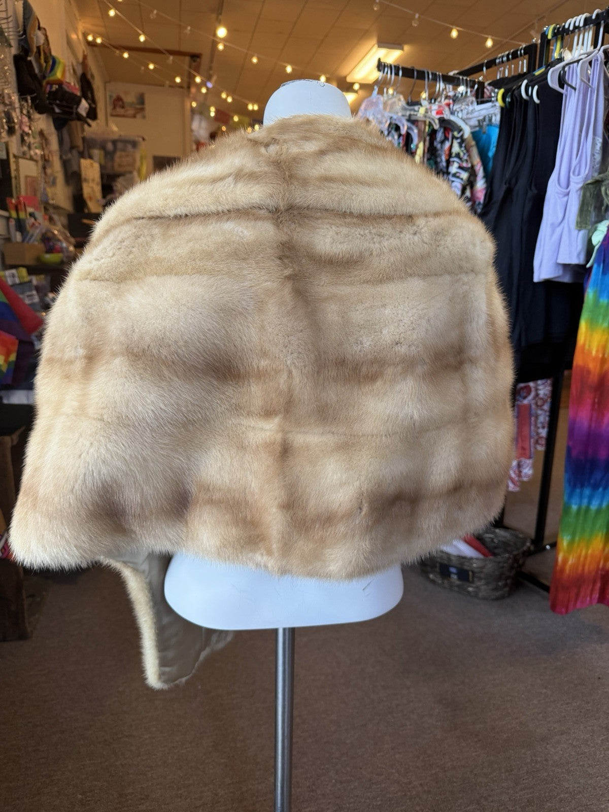 Vintage Mink Shrug Lazarus Columbus 
