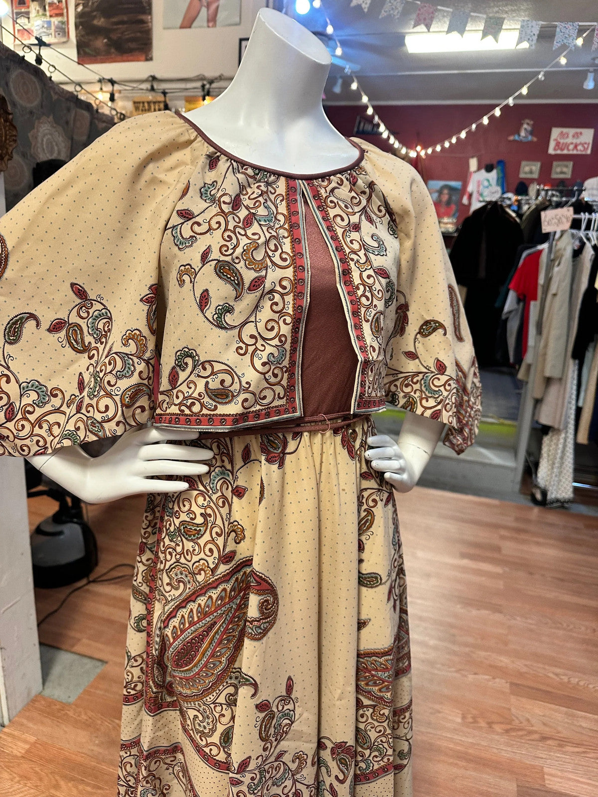 1970's Dalani II Bandana Inspired Dress