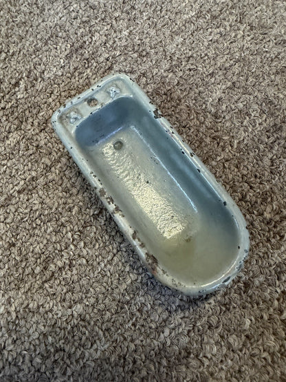 Antique Cast Iron Kilgore DollHouse Miniature Bath Tub