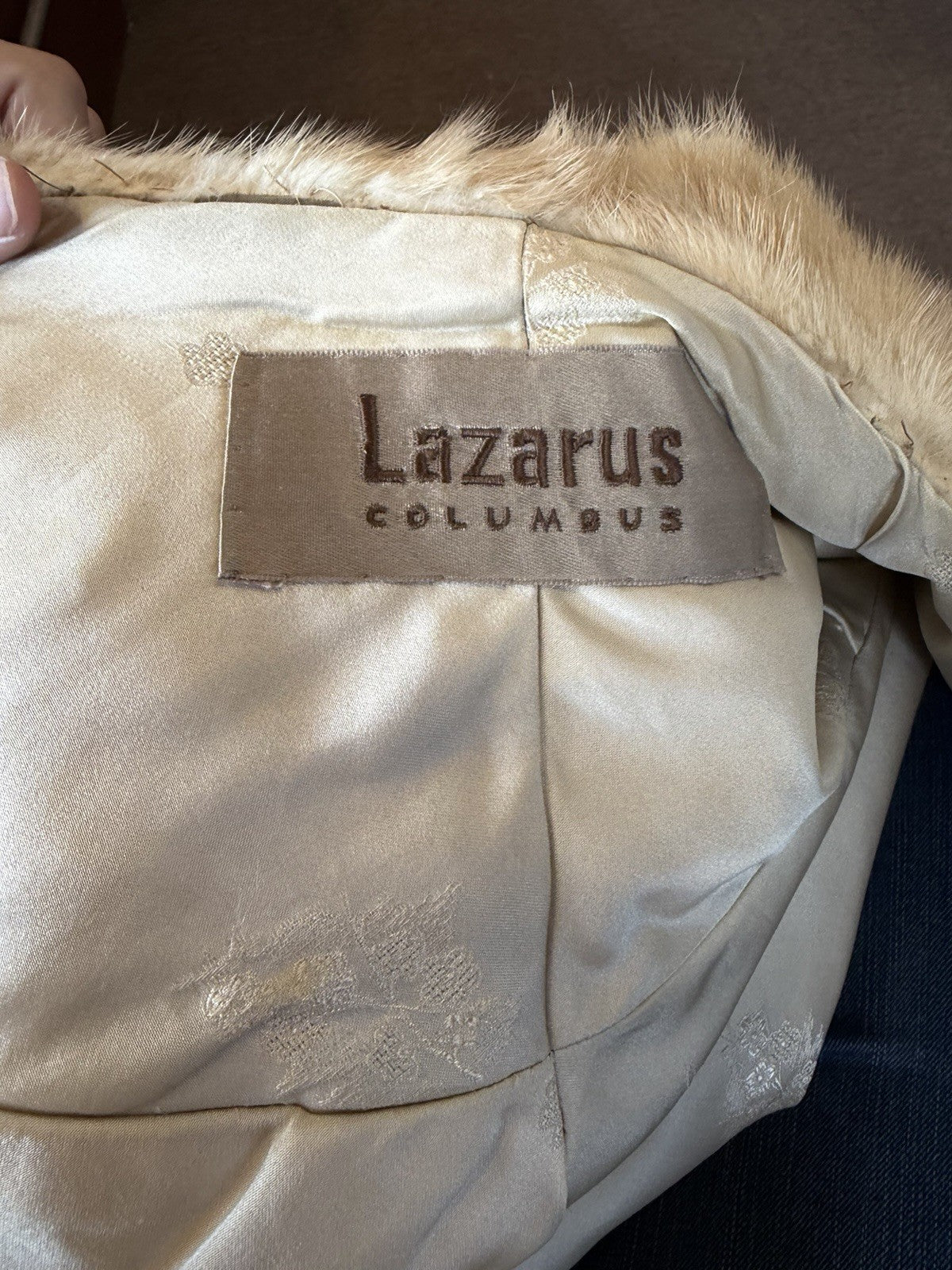 Vintage Mink Shrug Lazarus Columbus 